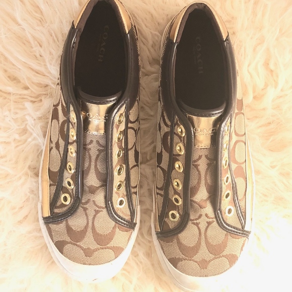 Coach Shoes - Coach Slip On Sneakers, Size 8B. Like New